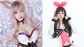 美豔系COS「煙煙」及甜美系COS「水櫻羽杏」特別受到眾多粉絲的歡迎。（圖／周明進　攝影）