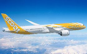 酷航高雄飛新加坡大阪　6月起增班