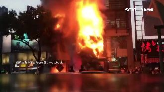 迎財神放鞭炮！突竄3樓高火勢嚇傻