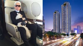 卡爾拉格斐（Karl Lagerfeld）、「忠泰老佛爺」／翻攝自KARL LAGERFELD臉書、忠泰建設官網