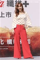 吳姍儒擔任可口可樂新產品試飲活動大使。（記者林士傑/攝影）