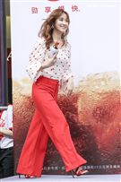 吳姍儒擔任可口可樂新產品試飲活動大使。（記者林士傑/攝影）