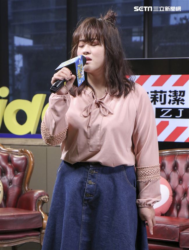 許莉潔安安大明星。（記者林士傑/攝影）