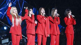 2019臺北市政府跨年晚會韓國女團EXID。（記者林士傑/攝影）