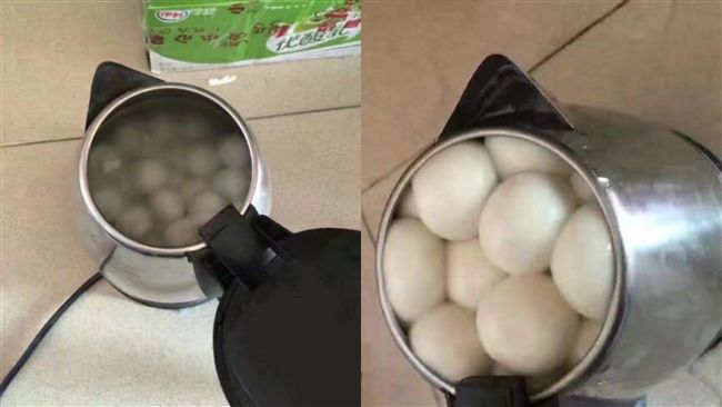 他用快煮壺煮湯圓　崩潰成品網友笑瘋