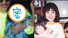 容祖兒童年合成照。（圖／英皇娛樂提供）