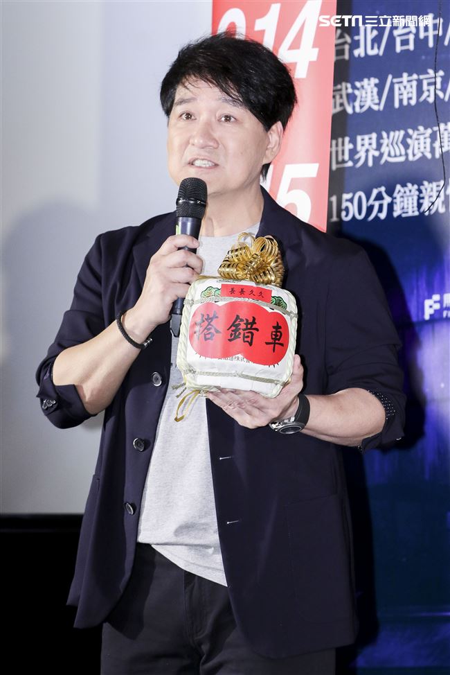 音樂劇「搭錯車」慶功記者會，特別來賓周華健。（記者林士傑/攝影）