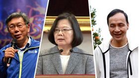 柯文哲,蔡英文,朱立倫,組合圖,臉書