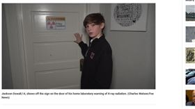 13歲小正太科學家超狂　在家成功打造核融合反應爐！
圖／翻攝自Foxnews
https://www.foxnews.com/science/teen-builds-working-nuclear-fusion-reactor-in-memphis-home