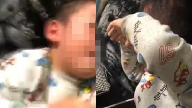 虐童影片曝光！男童遭醉母巴頭撞地