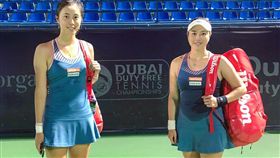 ▲詹詠然（右）詹皓晴今年第4度闖進準決賽。（圖／劉雪貞提供）