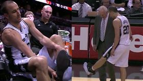 ▲馬刺吉諾布里（Manu Ginobili）也曾在比賽中穿爆Nike球鞋。（圖／翻攝自推特）