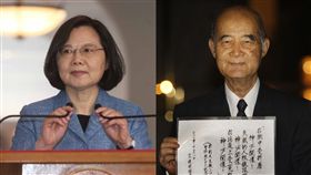 蔡英文、高俊明
合成圖／中央社