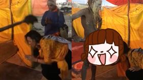印度,宗教,啞鈴,裸體,教徒,生殖器,鈴鐺,Kumbh Mela　圖／翻攝自臉書　
