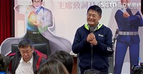 柯侯會破局，柯文哲臉色鐵青。