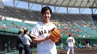 日職／江宏傑為巨人開球　超欽佩陽桑