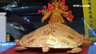 元宵博金龜！她連擲八聖筊帶走大金龜