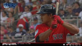 ▲林子偉春訓首戰2安打1分打點。（圖／翻攝自BlueBall YouTube）