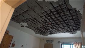 板橋港子嘴社區,鋼筋裸露。（圖／新北市城鄉局提供）