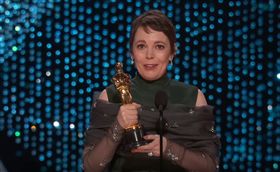 Olivia Colman,Glenn Close,奧斯卡,頒獎典禮,最佳女主角,真寵圖／翻攝自YouTube 