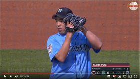 ▲菊池雄星熱身賽初登板2局飆出1次三振無失分。（圖／翻攝自playball baseball YouTube）
