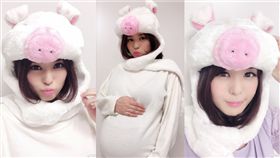 蒼井空日前疑腹痛早產。（合成圖／翻攝自微博）