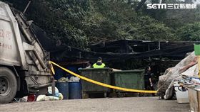 新北,新店,廚餘,回收桶,嬰屍（圖／記者 陳啟明攝）