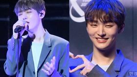 「Wanna One」一月解散後，前隊長尹智聖舉辦粉絲見面會。（圖／翻攝自hankyung）