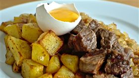 牛排,蛋,／翻攝自Pixabay