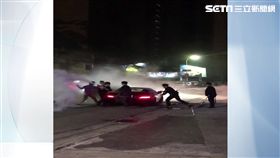 酒客鬧場驚動圍事!持棒砸車.狂毆6人掛彩