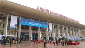 川金二會 河內越蘇友誼文化宮為媒體中心美國總統川普與北韓領導人金正恩本月底將在越南首都河內舉行第二次峰會。越南官方在越蘇友誼文化宮設置國際媒體中心，將自26日開放使用。中央社河內攝　108年2月24日