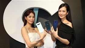 三星發表新款S10系列手機（3）適逢Galaxy十週年，三星21日發表S10系列手機，分別展示S10+、S10、S10e中央社記者張新偉攝　108年2月21日