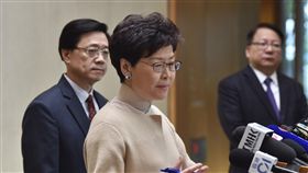 證實收到公函  林鄭月娥：北京要求提交報告北京當局近日就香港民族黨被禁一事向行政長官林鄭月娥發公函。林鄭月娥26日舉行記者會證實，並指中央要求港府提交報告。（中通社提供）中央社  108年2月27日