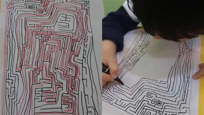 5歲童超愛畫迷宮！網一看大驚：神童