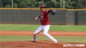 東北樂天金鷲投手岸孝之。（圖／記者王怡翔攝影）