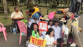 ▲原民團體向政府陳抗「原住民傳統領域完整」，至今超過7百多天。（圖／記者林仕祥攝）