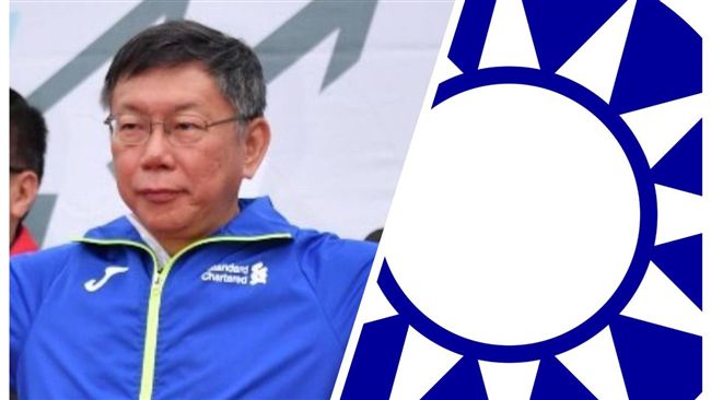 轉向！從墨綠變藍？　柯文哲：沒辦法