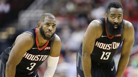 ▲保羅與哈登。（圖／美聯社／達志影像）