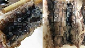 一口全是寄生蟲！她自助餐吃白帶魚　滿滿蛋白質「噁心想吐」（圖／爆怨公社）
