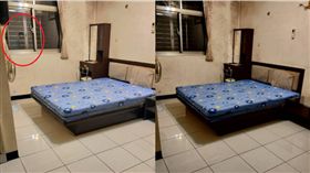 女網友分享老舊公寓租屋經驗，搬家前的照片竟拍到恐怖畫面。（圖／翻攝靈異公社）