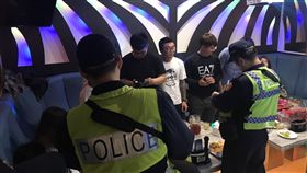 清水分局連續假期不打烊，首日擴大臨檢防制毒品暴力犯罪。（圖／翻攝畫面）