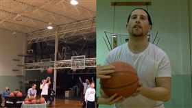 ▲Anthony Miracola在1分鐘內連續投進31顆三分球打破世界紀錄。（圖／翻攝自推特）