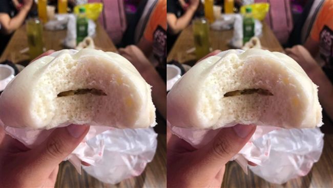 燈會美食攤買肉包！他咬開見這幕傻眼
