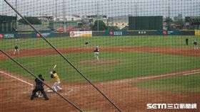 ▲中信兄弟與斗山熊二軍在鹽埔春訓練習比賽。（圖／記者蕭保祥攝影）