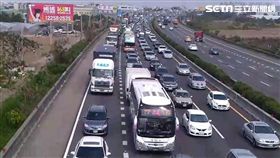 國1連環撞大塞車、國道