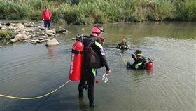 嘉義,失蹤,搜救,溺水,嘉義縣溪口與雲林縣大埤交界的溪流（圖／翻攝畫面）