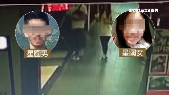 寬鬆衣服遮肚？棄嬰情侶買消夜畫面曝