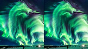 冰島,澳洲,極光,巨龍（圖／翻攝自推特）