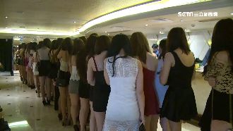林森北掃蕩臨檢　酒店妹排排站清涼秀