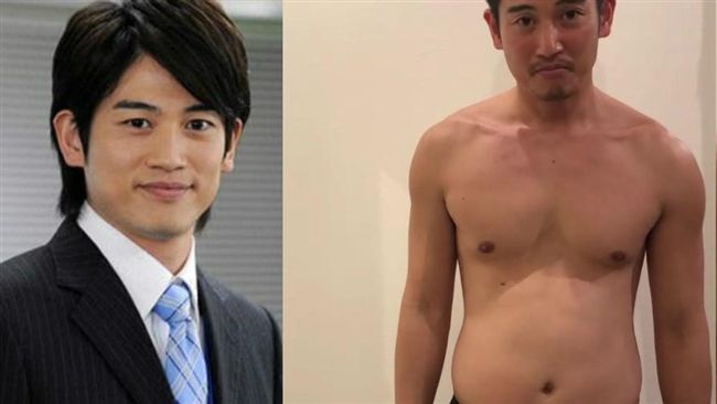 前男團1個月消肚　胖大叔變腹肌男神